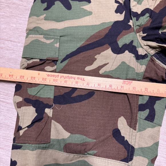 Military Trousers Men M Long Woodland Camouflage Pattern Hot Weather Combat - Picture 6 of 8